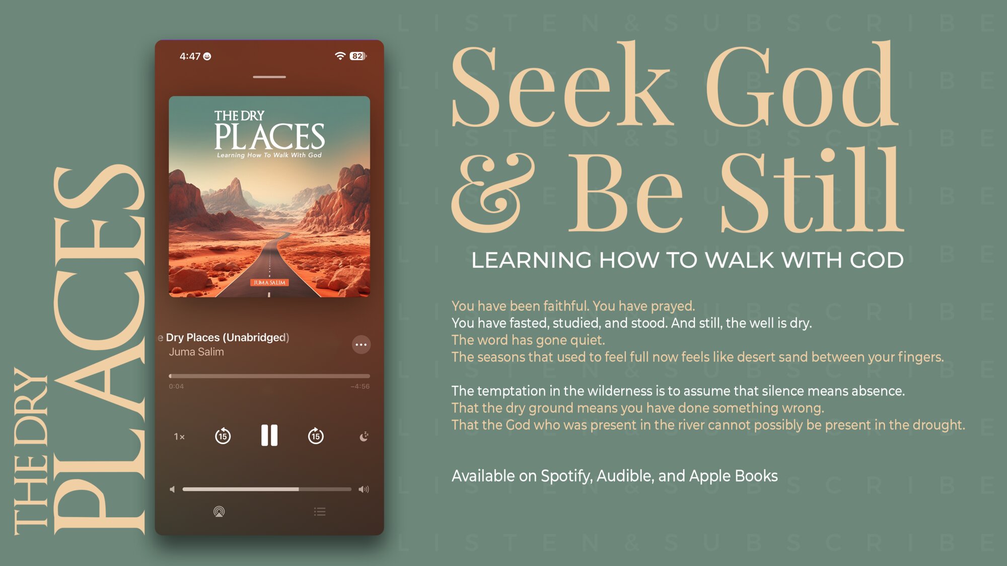 The Dry Places Audiobook - Juma Salim
